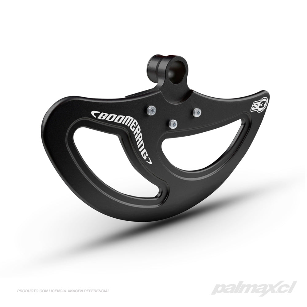 Protector de disco enduro delantero Boomerang (negro) Sherco - Kayaba | S3 Parts